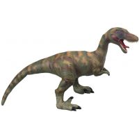 Alltoys Dinosaurus mäkký Velociraptor 65 cm zelený