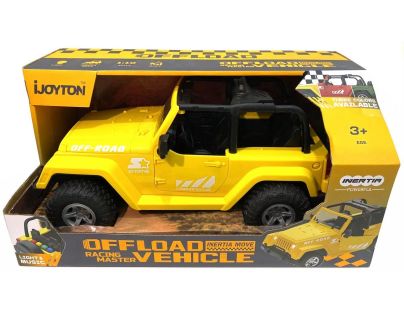 Alltoys Džíp 1:10 so svetelným a zvukovým efektom žlutý