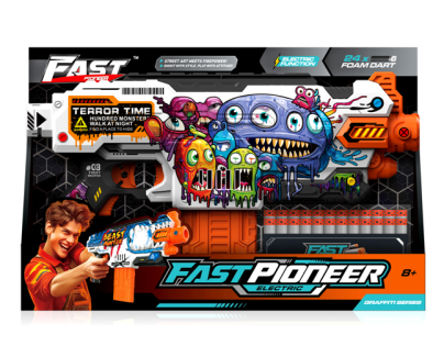 Alltoys Fast pioneer blaster + 24 ks nábojov