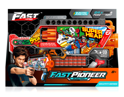Alltoys Fast pioneer blaster BH142 + 24 ks nábojov