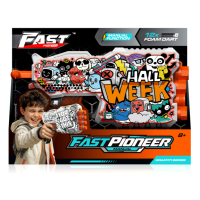 Alltoys Fast pioneer blaster manuálny + 12 ks nábojov 2