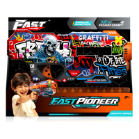 Alltoys Fast pioneer blaster manuálny BH151 + 12 ks nábojov 2