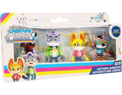 Alltoys Figúrka 4 ks Zvieracie prípady