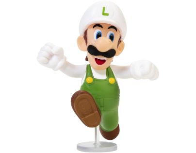 Alltoys Figúrka Super Mario 6 cm Fire Luigi