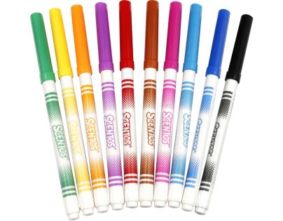 Alltoys Voňavé fixky Scentos tenké 10 ks