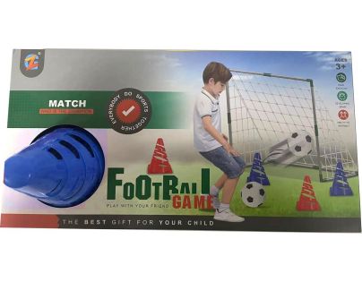 Alltoys Futbalový set s kužeľmi modrými