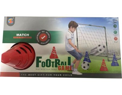 Alltoys Futbalový set s kužeľmi červenými