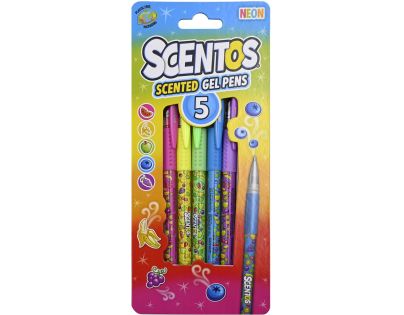 Alltoys Gélové perá Scentos - Neon