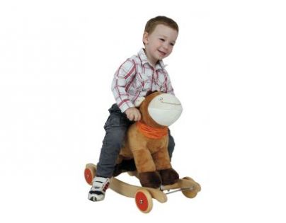 Alltoys Houpací poník s kolečky - Poškozený obal