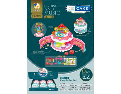 Alltoys Hrací set narodeninovú tortu