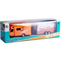 Alltoys Karavan s prívesom oranžový 2