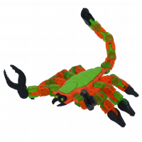 Alltoys Klixx Creaturez Škorpión zelenooranžový 3