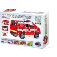 Alltoys Kovová stavebnica Hasičské auto 314 dielikov 2