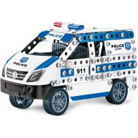 Alltoys Kovová stavebnica Policajné auto 314 dielikov
