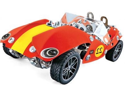 Alltoys Kovová stavebnica Retro závodné auto 230 dielikov