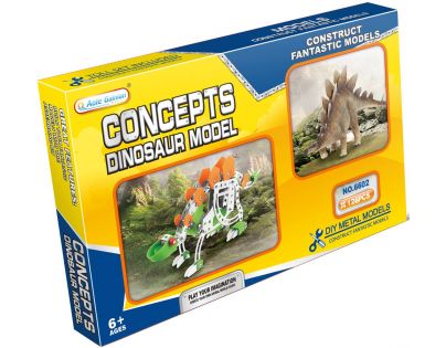 Alltoys Kovová stavebnica Stegosaurus 125 dielikov