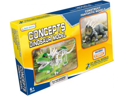 Alltoys Kovová stavebnica Styracosaurus 192 dielikov