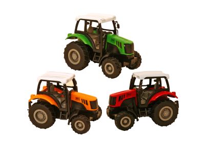 Alltoys Kovový model traktora Pullback