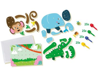 Alltoys Kreatívna mozaika - zvieratká