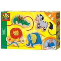 Alltoys Kreatívna navliekačka sada - Džungľa so zvieratkami