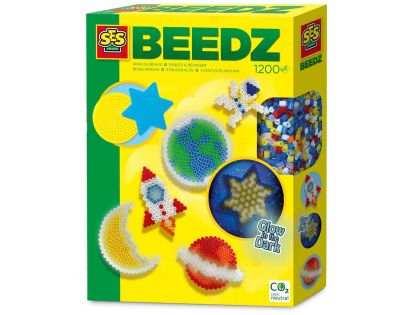 Kreatívna sada - Žehliace korálky Vesmír svietiaci v tme