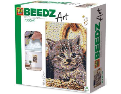 Alltoys Kreatívna sada Beedz Art - Mačička 7000