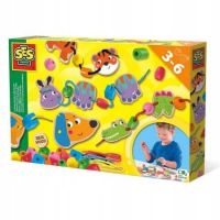 Alltoys Kreatívna sada na navliekanie zvieratiek pomocou korálok