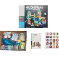 Alltoys Guličková dráha magnetická so svetlom 150 ks - Poškodený obal