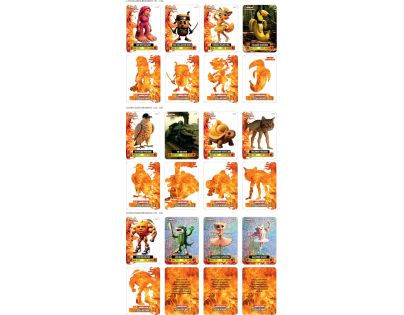 Alltoys Laminované zberateľské kartičky BrainRot