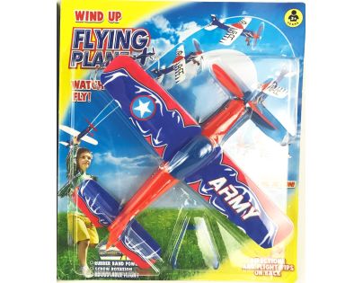 Alltoys Lietadlo na gumičku modré