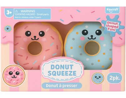Mačkací Donut s tvárou 2 ks
