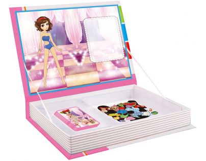 Alltoys Magnetická kniha skladačky Princeznej 85 ks