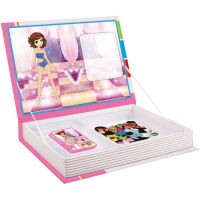 Alltoys Magnetická kniha skladačky Princeznej 85 ks 2