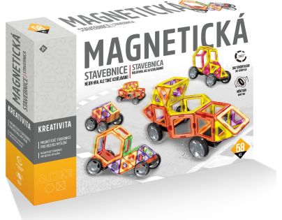 Alltoys Magnetická stavebnica 58 ks - Poškodený obal