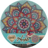 Alltoys Maľovanie pomocou kamienkov Diamond Painting Mandala zelená