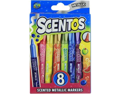 Alltoys Metalické fixky Scentos 8 ks