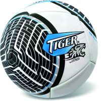 Lopta kožená futbalová League Line čierna č. 5