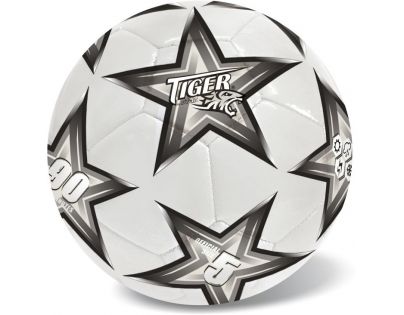 Alltoys Lopta kožená futbalová strieborná č.5