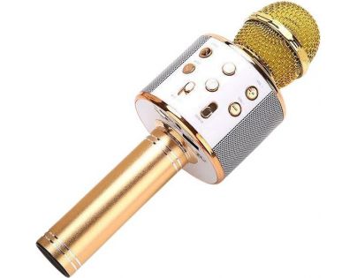 Alltoys Mikrofón bezdrôtový zlatý