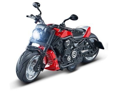 Alltoys Motorka 1 : 12 so svetlom červená