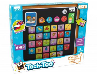 Alltoys Můj první dvojjazyčný tablet