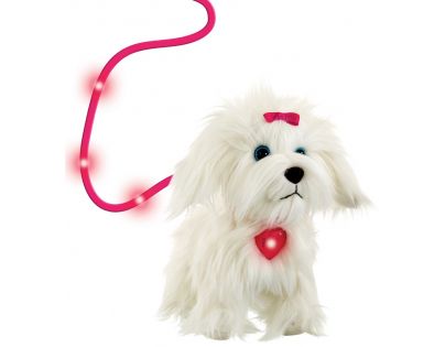 Alltoys Pejsek Fluffy na vodítku