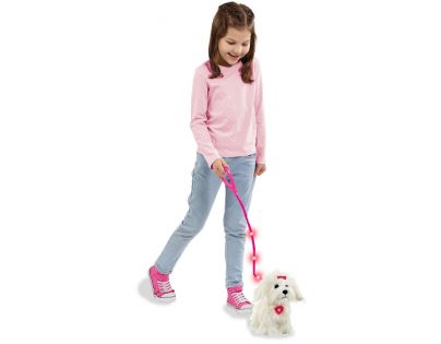 Alltoys Pejsek Fluffy na vodítku