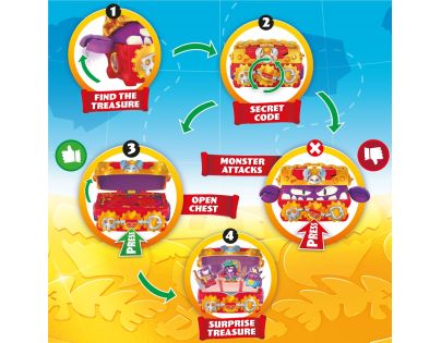 Alltoys Piratix S - Herná sada Monser Treasure