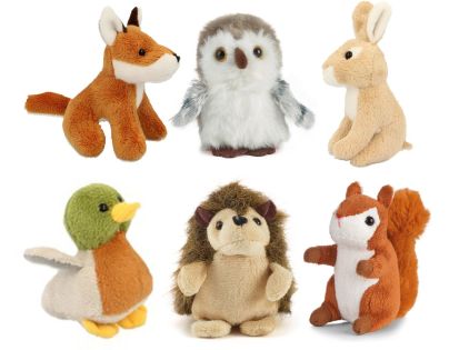 Alltoys Plyšové mini zvieratko z lesa 10 cm