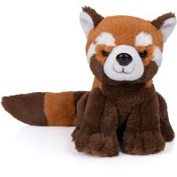 Alltoys Plyšová panda červená sediaca s dlhým chvostom 20 cm