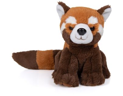 Alltoys Plyšová panda červená sediaca s dlhým chvostom 20 cm