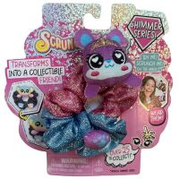 Alltoys Plyšová trblietavá gumička a zvieratko 2v1 ScrunchMiez 3