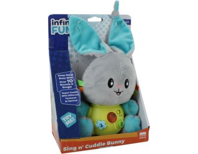 Alltoys Plyšový králiček so zvukmi 16 cm