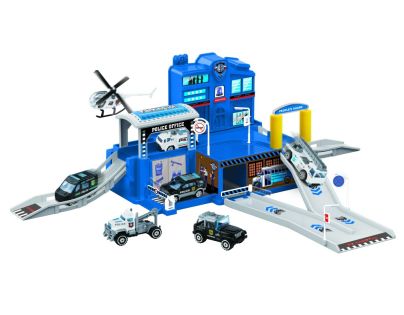 Alltoys Policajný hrací set + 4 autíčka